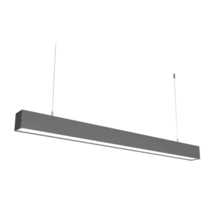 LS01 LED Up&Down Linear Strip Lights-Black Hanging of theonlighting.com