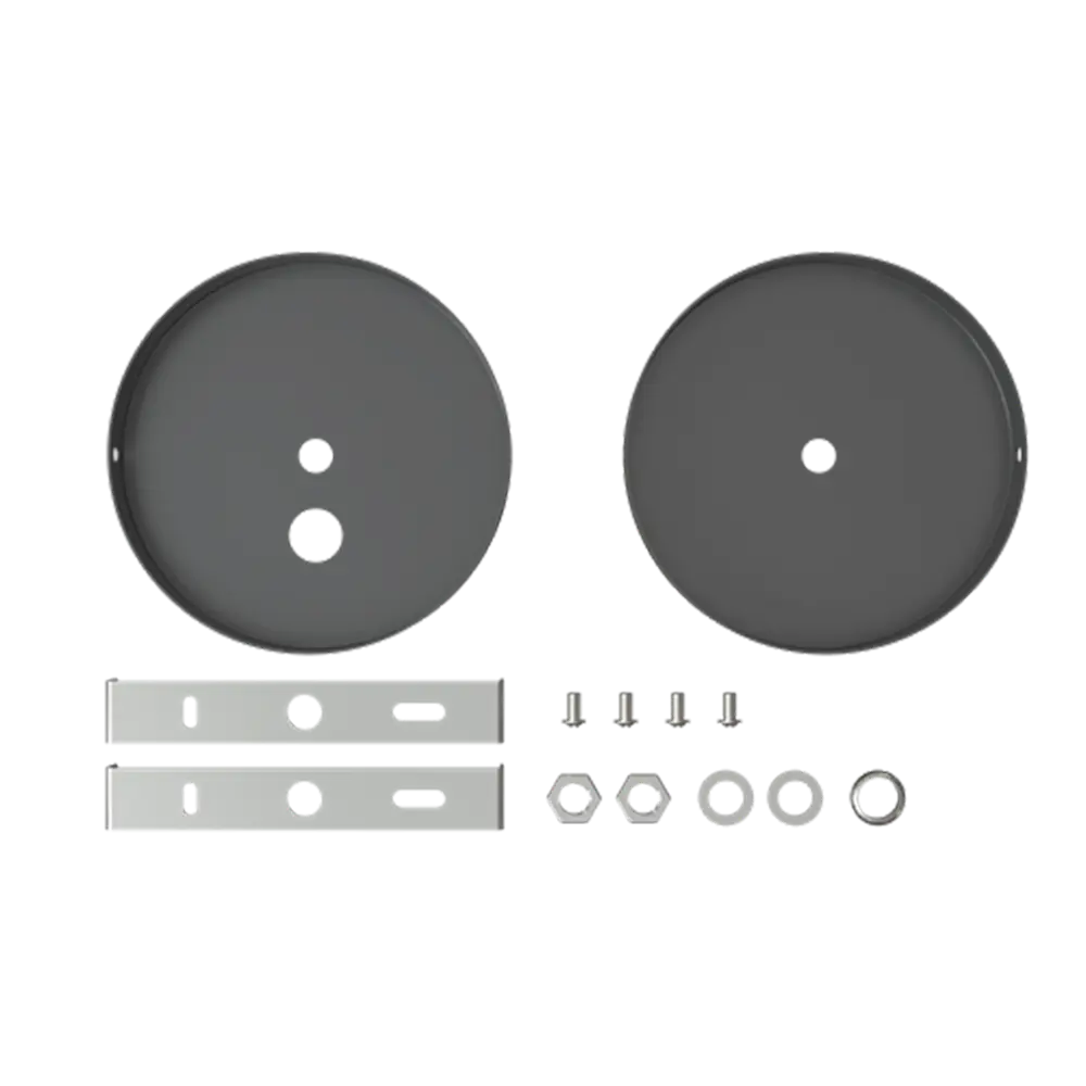 LS01 LED Up&Down Linear Strip Lights Installation Accessories - Suspension Canopy Black LS01 LED Up&Down Linear Strip Lights Installation Accessories-Suspension Canopy Black of theonlighting.com
