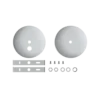 LS01 LED Up&Down Linear Strip Lights Installation Accessories - Suspension Canopy White LS01 LED Up&Down Linear Strip Lights Installation Accessories-Suspension Canopy White of theonlighting.com